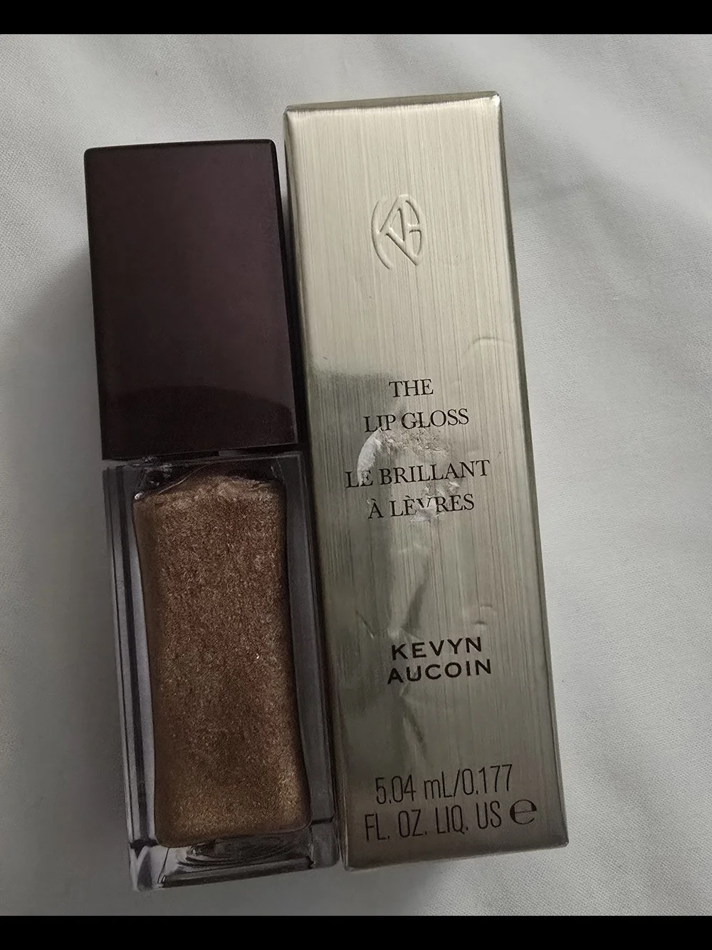 Kevyn Aucoin Metallic Lip Gloss In Sunlight NIB✨FREE GIFT WITH ANY PURCHASE ✨